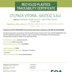 For the Second Consecutive Year, CTLpack Receives the RecyClass Certification